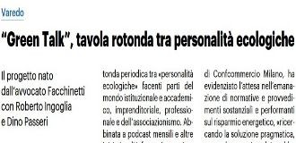 Il quotidiano IL GIORNO parla di GREEN TALK