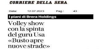 Volley Uyba - Articolo Corriere della Sera