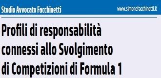 Profili di responsabilità connessi allo svolgimento di competizioni di F1